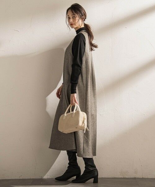 LAUTREAMONT / ロートレアモン ロング・マキシ丈ワンピース | ラメシックツイードワンピース≪洗える≫ | 詳細3