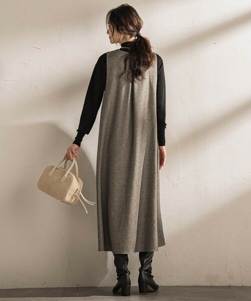 LAUTREAMONT / ロートレアモン ロング・マキシ丈ワンピース | ラメシックツイードワンピース≪洗える≫ | 詳細4
