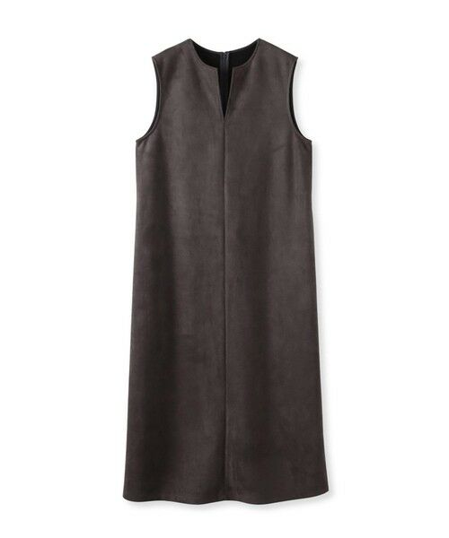 LAUTREAMONT / ロートレアモン ロング・マキシ丈ワンピース | 【WEB限定】フェイクスエードワンピース≪洗える≫ | 詳細19