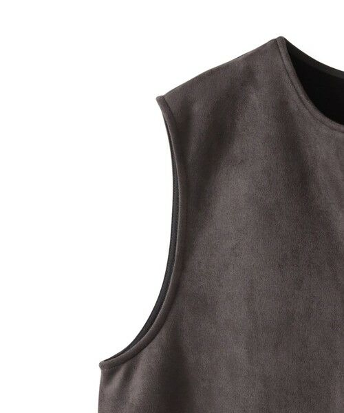 LAUTREAMONT / ロートレアモン ロング・マキシ丈ワンピース | 【WEB限定】フェイクスエードワンピース≪洗える≫ | 詳細2