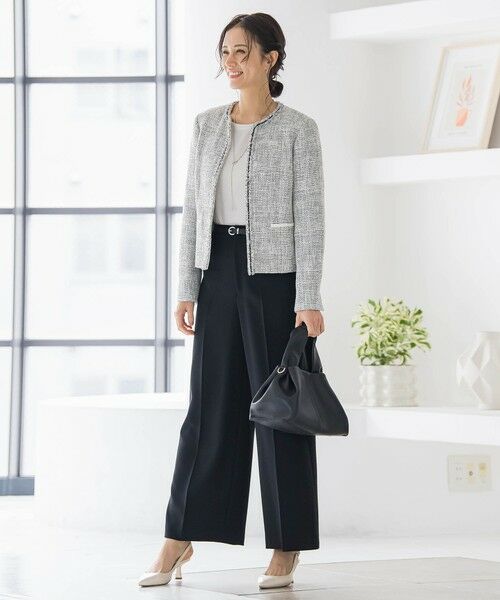 LAUTREAMONT / ロートレアモン テーラードジャケット | ストレッチツイードジャケット | 詳細4