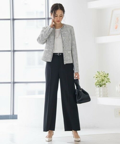 LAUTREAMONT / ロートレアモン テーラードジャケット | ストレッチツイードジャケット | 詳細5