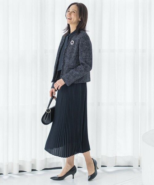 LAUTREAMONT / ロートレアモン テーラードジャケット | ストレッチツイードジャケット | 詳細8