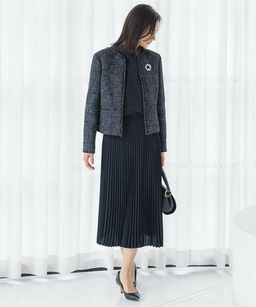 LAUTREAMONT / ロートレアモン テーラードジャケット | ストレッチツイードジャケット | 詳細9