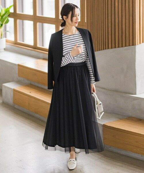 LAUTREAMONT / ロートレアモン テーラードジャケット | トリクシオンノーカラージャケット≪セットアップ対応/手洗い可能≫ | 詳細2