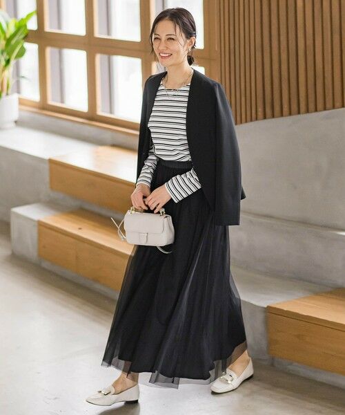 LAUTREAMONT / ロートレアモン テーラードジャケット | トリクシオンノーカラージャケット≪セットアップ対応/手洗い可能≫ | 詳細3