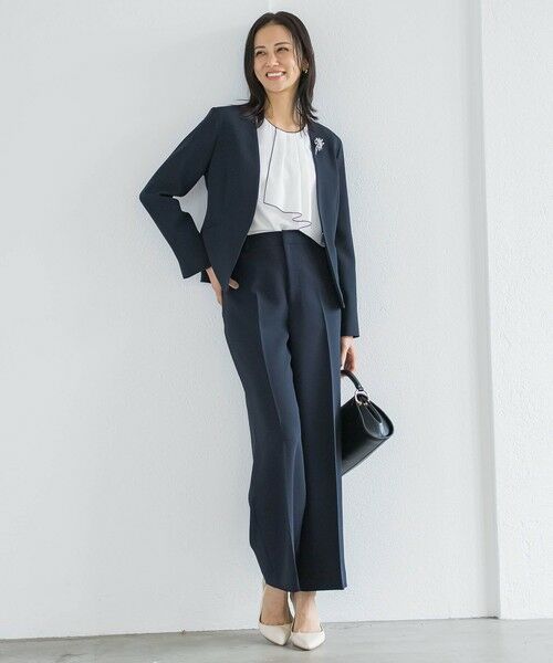 LAUTREAMONT / ロートレアモン テーラードジャケット | トリクシオンノーカラージャケット≪セットアップ対応/手洗い可能≫ | 詳細10