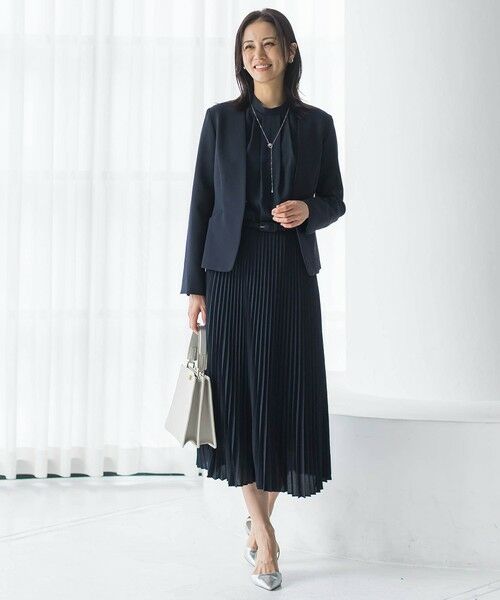 LAUTREAMONT / ロートレアモン テーラードジャケット | トリクシオンノーカラージャケット≪セットアップ対応/手洗い可能≫ | 詳細4