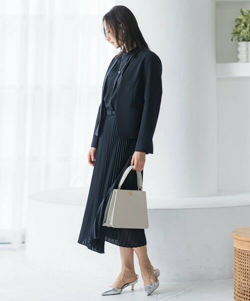 LAUTREAMONT / ロートレアモン テーラードジャケット | トリクシオンノーカラージャケット≪セットアップ対応/手洗い可能≫ | 詳細5