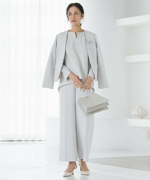 LAUTREAMONT / ロートレアモン テーラードジャケット | トリクシオンノーカラージャケット≪セットアップ対応/手洗い可能≫ | 詳細12