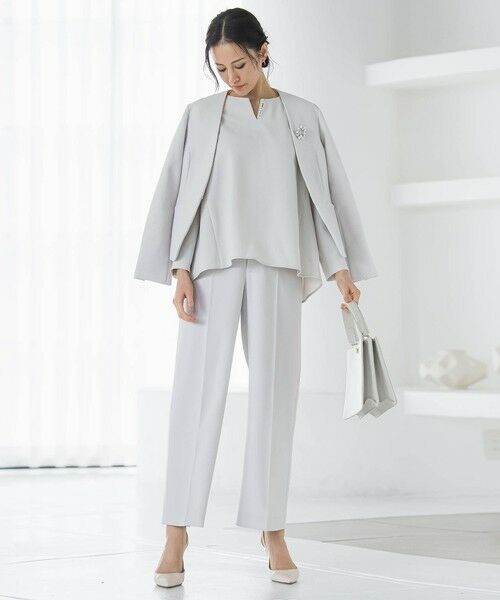 LAUTREAMONT / ロートレアモン テーラードジャケット | トリクシオンノーカラージャケット≪セットアップ対応/手洗い可能≫ | 詳細13