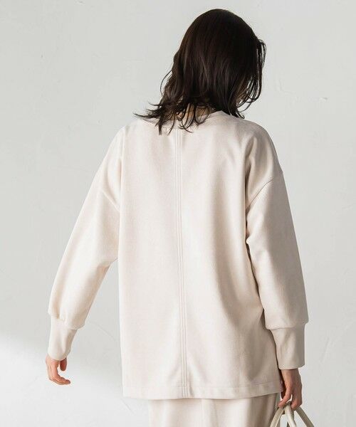 LAUTREAMONT / ロートレアモン カットソー | 【WEB限定】フェイクスエードプルオーバー≪セットアップ対応/洗える≫ | 詳細4