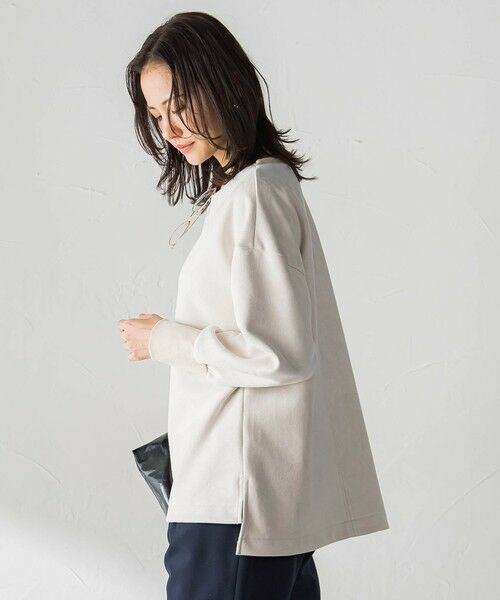 LAUTREAMONT / ロートレアモン カットソー | 【WEB限定】フェイクスエードプルオーバー≪セットアップ対応/洗える≫ | 詳細16