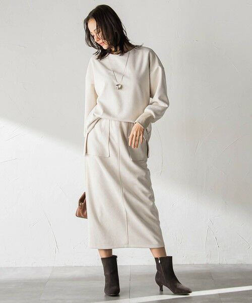 LAUTREAMONT / ロートレアモン カットソー | 【WEB限定】フェイクスエードプルオーバー≪セットアップ対応/洗える≫ | 詳細20