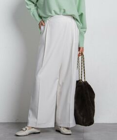 LAUTREAMONT / ロートレアモン その他パンツ | ソフィーツイルストレッチワイドパンツ ≪洗える≫