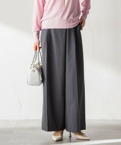 LAUTREAMONT / ロートレアモン その他パンツ | ソフィーツイルストレッチワイドパンツ ≪洗える≫