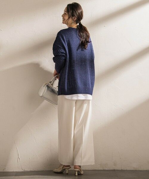 LAUTREAMONT / ロートレアモン その他パンツ | ソフィーツイルストレッチワイドパンツ ≪洗える≫ | 詳細13