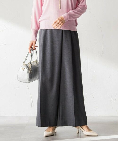 LAUTREAMONT / ロートレアモン その他パンツ | ソフィーツイルストレッチワイドパンツ ≪洗える≫ | 詳細26