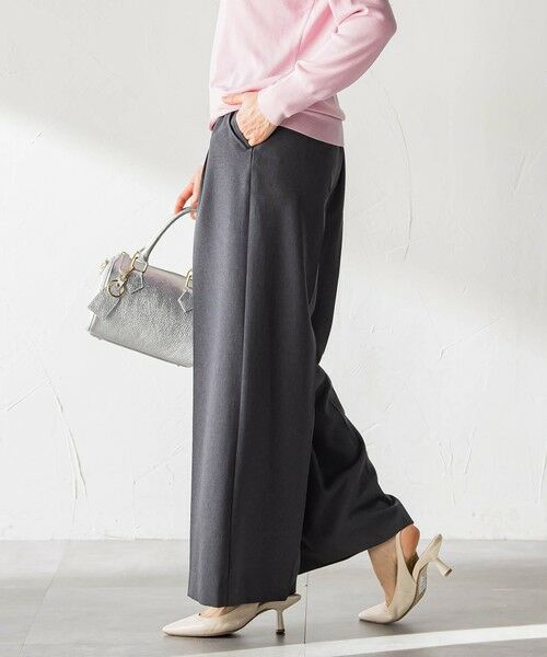 LAUTREAMONT / ロートレアモン その他パンツ | ソフィーツイルストレッチワイドパンツ ≪洗える≫ | 詳細27