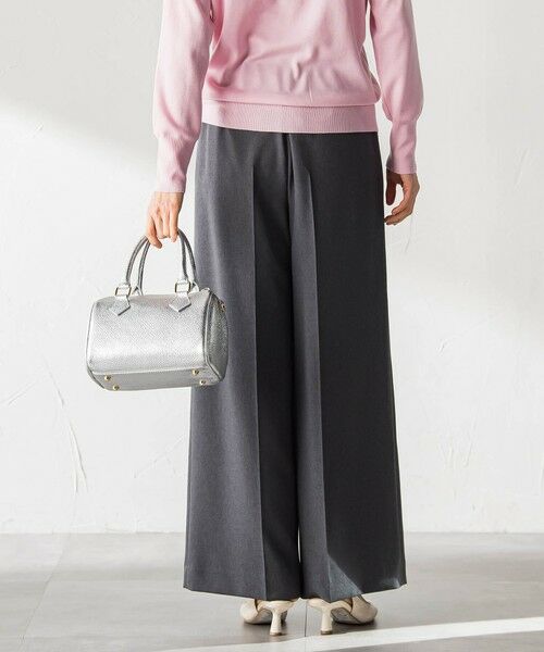 LAUTREAMONT / ロートレアモン その他パンツ | ソフィーツイルストレッチワイドパンツ ≪洗える≫ | 詳細28