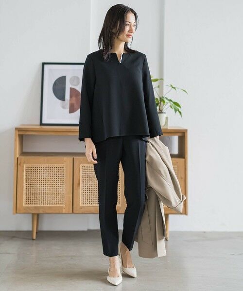 LAUTREAMONT / ロートレアモン その他パンツ | 【WEB限定 13号】トリクシオンテーパードパンツ≪セットアップ対応/手洗い可能≫ | 詳細11