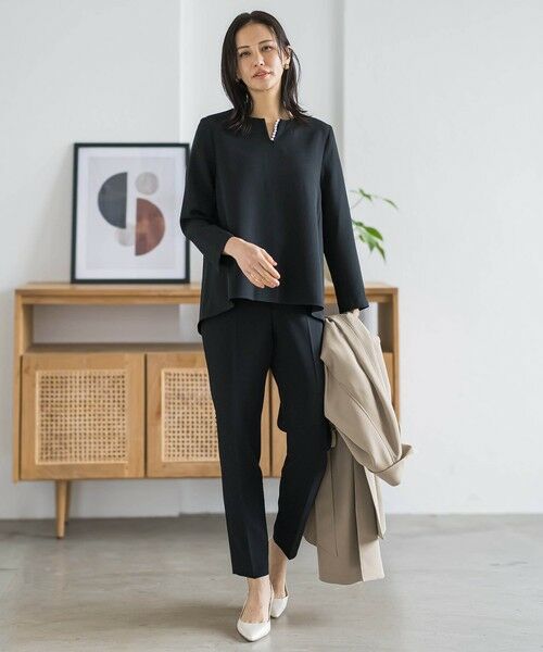 LAUTREAMONT / ロートレアモン その他パンツ | 【WEB限定 13号】トリクシオンテーパードパンツ≪セットアップ対応/手洗い可能≫ | 詳細12