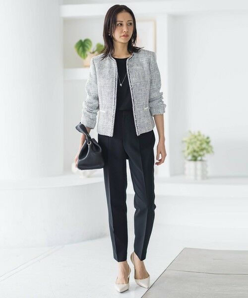 LAUTREAMONT / ロートレアモン その他パンツ | 【WEB限定 13号】トリクシオンテーパードパンツ≪セットアップ対応/手洗い可能≫ | 詳細7