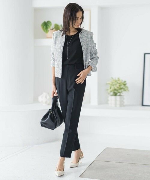 LAUTREAMONT / ロートレアモン その他パンツ | 【WEB限定 13号】トリクシオンテーパードパンツ≪セットアップ対応/手洗い可能≫ | 詳細8