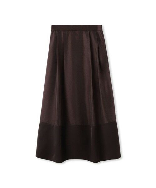 LAUTREAMONT / ロートレアモン ミニ・ひざ丈スカート | 素材切り替えオーガンジースカート | 詳細13