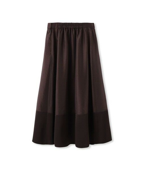 LAUTREAMONT / ロートレアモン ミニ・ひざ丈スカート | 素材切り替えオーガンジースカート | 詳細14