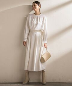 LAUTREAMONT / ロートレアモン ミニ・ひざ丈スカート | ウールブレンドストレッチフレアスカート≪セットアップ対応/手洗い可能≫