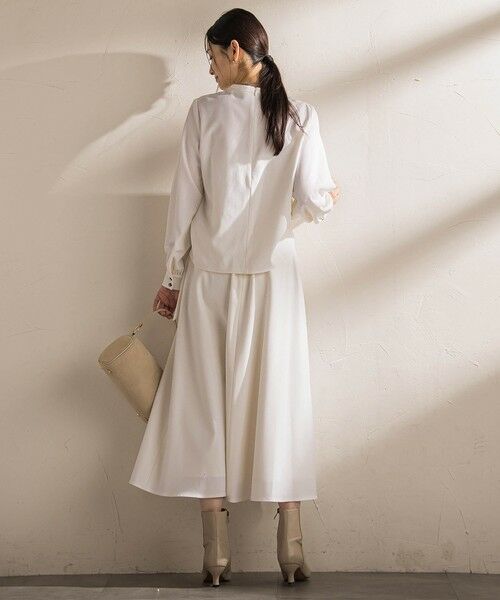 LAUTREAMONT / ロートレアモン ミニ・ひざ丈スカート | ウールブレンドストレッチフレアスカート≪セットアップ対応/手洗い可能≫ | 詳細2