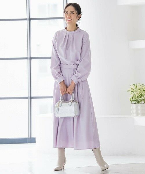 LAUTREAMONT / ロートレアモン ミニ・ひざ丈スカート | ウールブレンドストレッチフレアスカート≪セットアップ対応/手洗い可能≫ | 詳細7