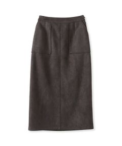 LAUTREAMONT / ロートレアモン ミニ・ひざ丈スカート | 【WEB限定】フェイクスエードナロースカート≪セットアップ対応≫