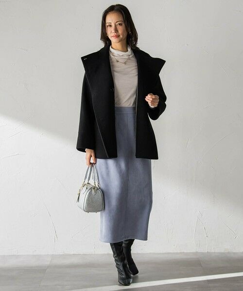 LAUTREAMONT / ロートレアモン ミニ・ひざ丈スカート | 【WEB限定】フェイクスエードナロースカート≪セットアップ対応/洗える≫ | 詳細5