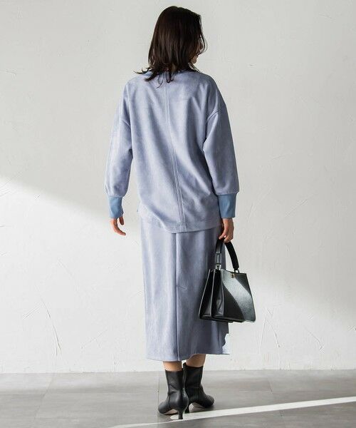 LAUTREAMONT / ロートレアモン ミニ・ひざ丈スカート | 【WEB限定】フェイクスエードナロースカート≪セットアップ対応/洗える≫ | 詳細6