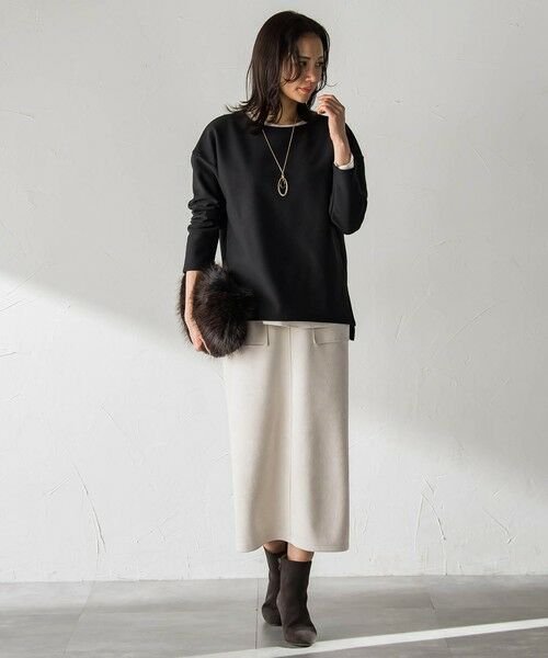 LAUTREAMONT / ロートレアモン ミニ・ひざ丈スカート | 【WEB限定】フェイクスエードナロースカート≪セットアップ対応/洗える≫ | 詳細13