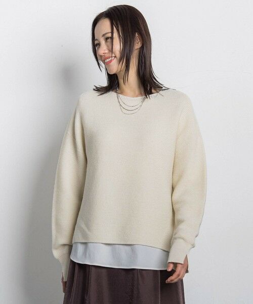 LAUTREAMONT / ロートレアモン ニット・セーター | ホールガーメントガーターニット≪WEB限定11号/洗える≫ | 詳細5