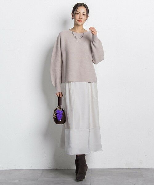 LAUTREAMONT / ロートレアモン ニット・セーター | ホールガーメントガーターニット≪WEB限定11号/洗える≫ | 詳細18