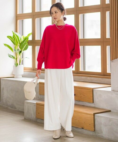 LAUTREAMONT / ロートレアモン ニット・セーター | ファインメリノウールドルマンニット≪洗える≫ | 詳細1