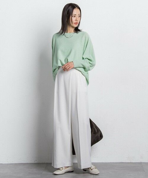 LAUTREAMONT / ロートレアモン ニット・セーター | ファインメリノウールドルマンニット≪洗える≫ | 詳細14