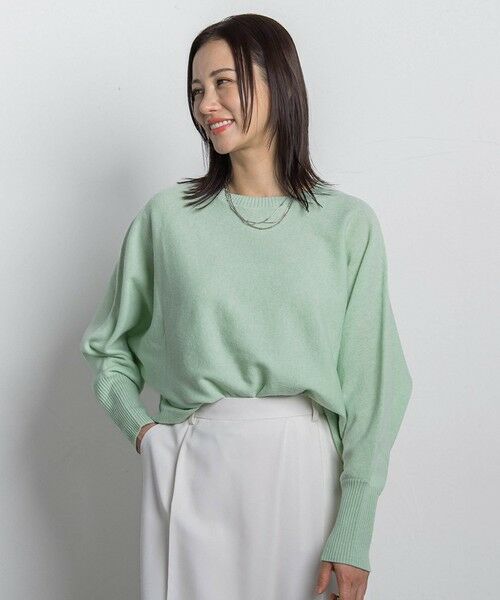 LAUTREAMONT / ロートレアモン ニット・セーター | ファインメリノウールドルマンニット≪洗える≫ | 詳細15