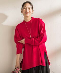 LAUTREAMONT / ロートレアモン ニット・セーター | ファインメリノウールチュニックニット≪洗える≫