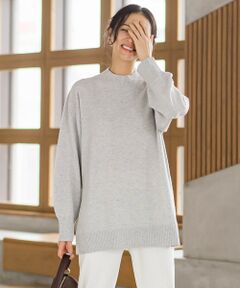 LAUTREAMONT / ロートレアモン ニット・セーター | ファインメリノウールチュニックニット≪洗える≫