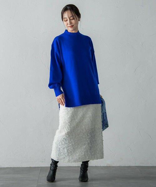 LAUTREAMONT / ロートレアモン ニット・セーター | ファインメリノウールチュニックニット≪洗える≫ | 詳細11