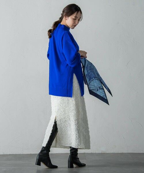 LAUTREAMONT / ロートレアモン ニット・セーター | ファインメリノウールチュニックニット≪洗える≫ | 詳細12