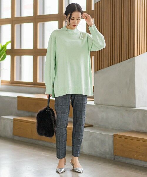 LAUTREAMONT / ロートレアモン ニット・セーター | ファインメリノウールチュニックニット≪洗える≫ | 詳細9