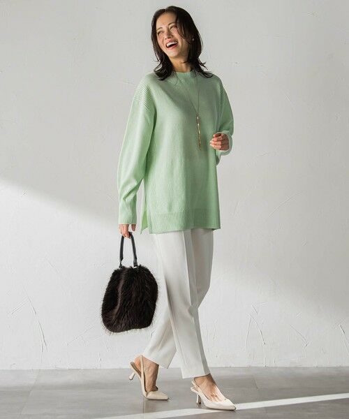 LAUTREAMONT / ロートレアモン ニット・セーター | ファインメリノウールチュニックニット≪洗える≫ | 詳細13