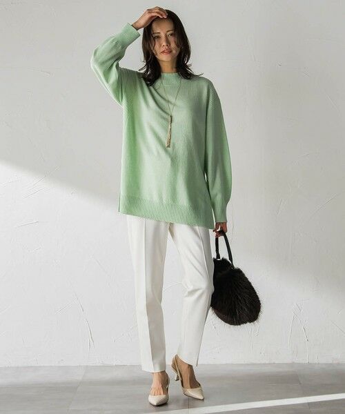 LAUTREAMONT / ロートレアモン ニット・セーター | ファインメリノウールチュニックニット≪洗える≫ | 詳細14