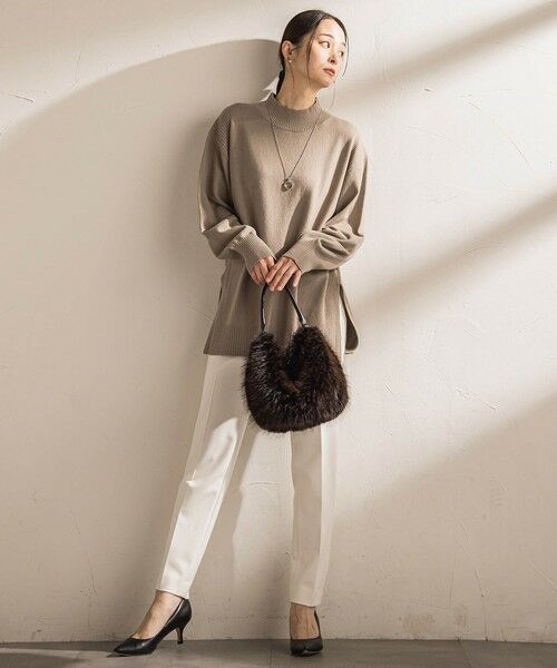 LAUTREAMONT / ロートレアモン ニット・セーター | ファインメリノウールチュニックニット≪洗える≫ | 詳細14